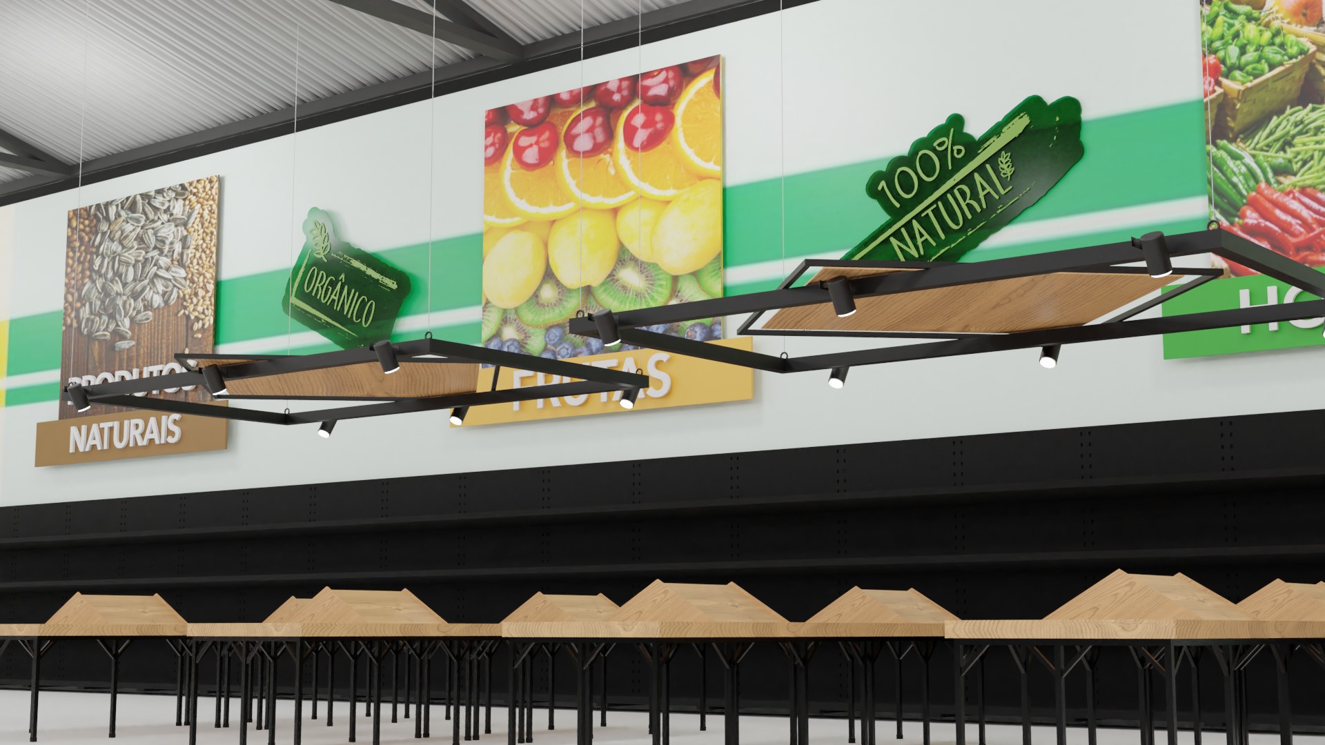 Projeto Interno e Externo 3D para SuperMercado-10