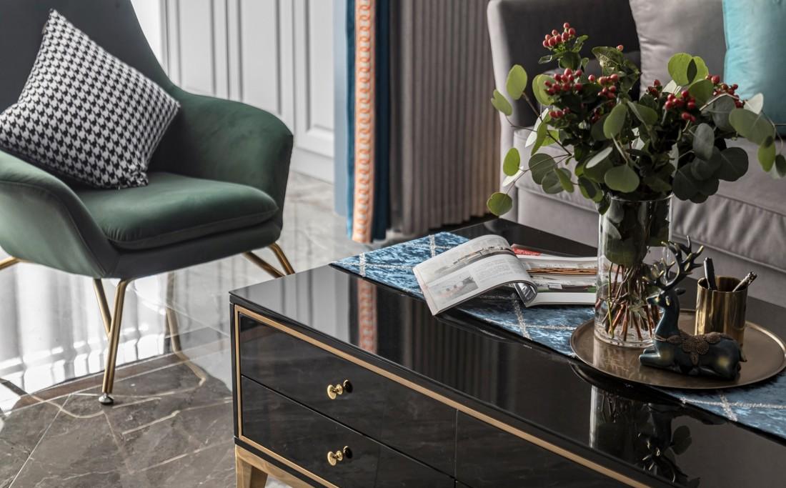 内江十亩现代混搭风家居设计,低调奢华空间融入自然光线-4