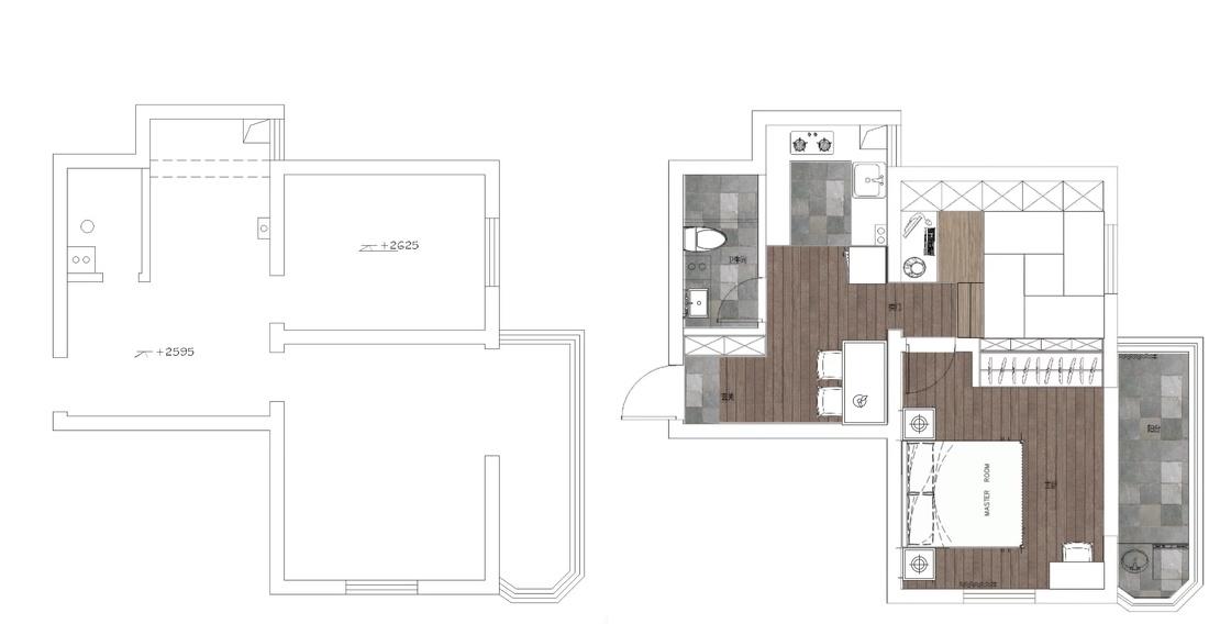 65 平现代温馨小窝-0