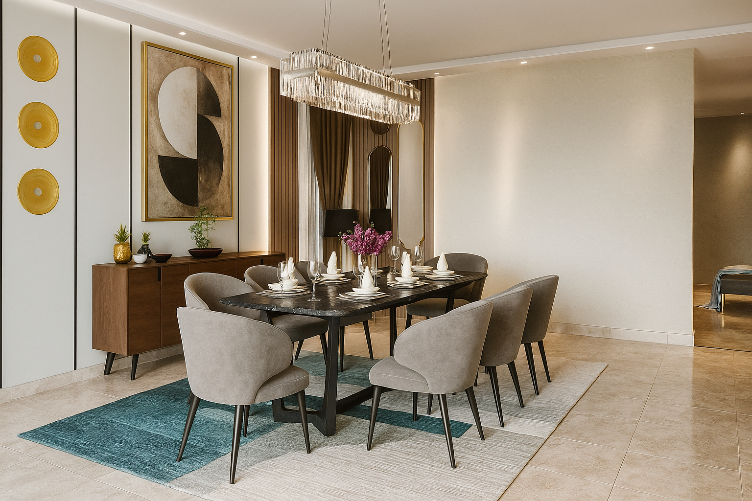 صالة طعام وصالة صغيرة-3