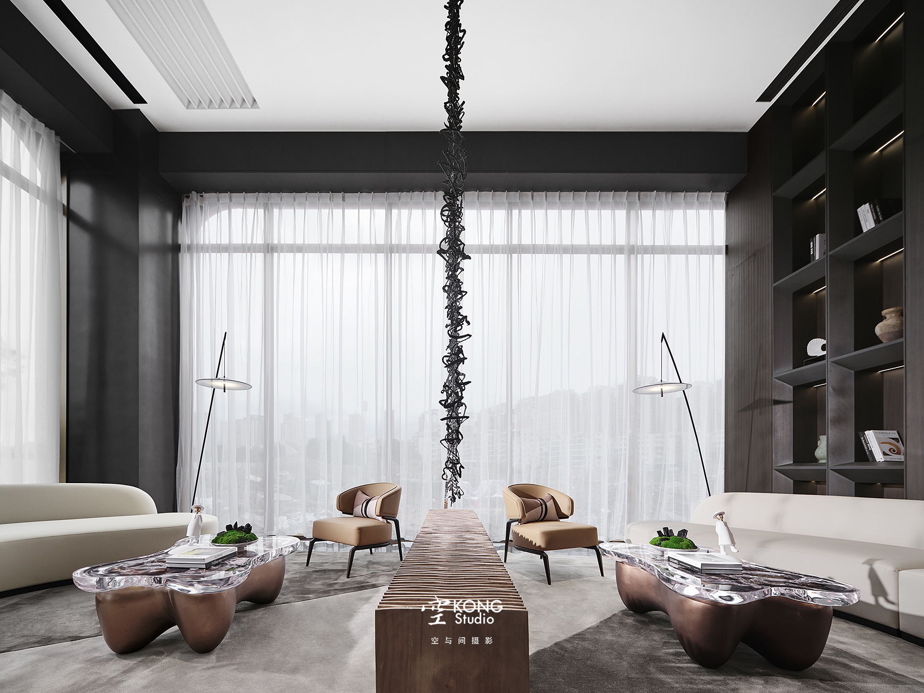 温州湖山云境售楼处丨中国温州丨鲲誉设计,几朵设计-31