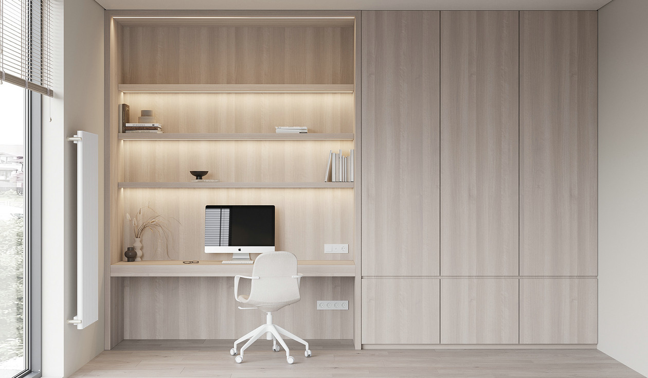 179㎡浅色系住宅设计-21