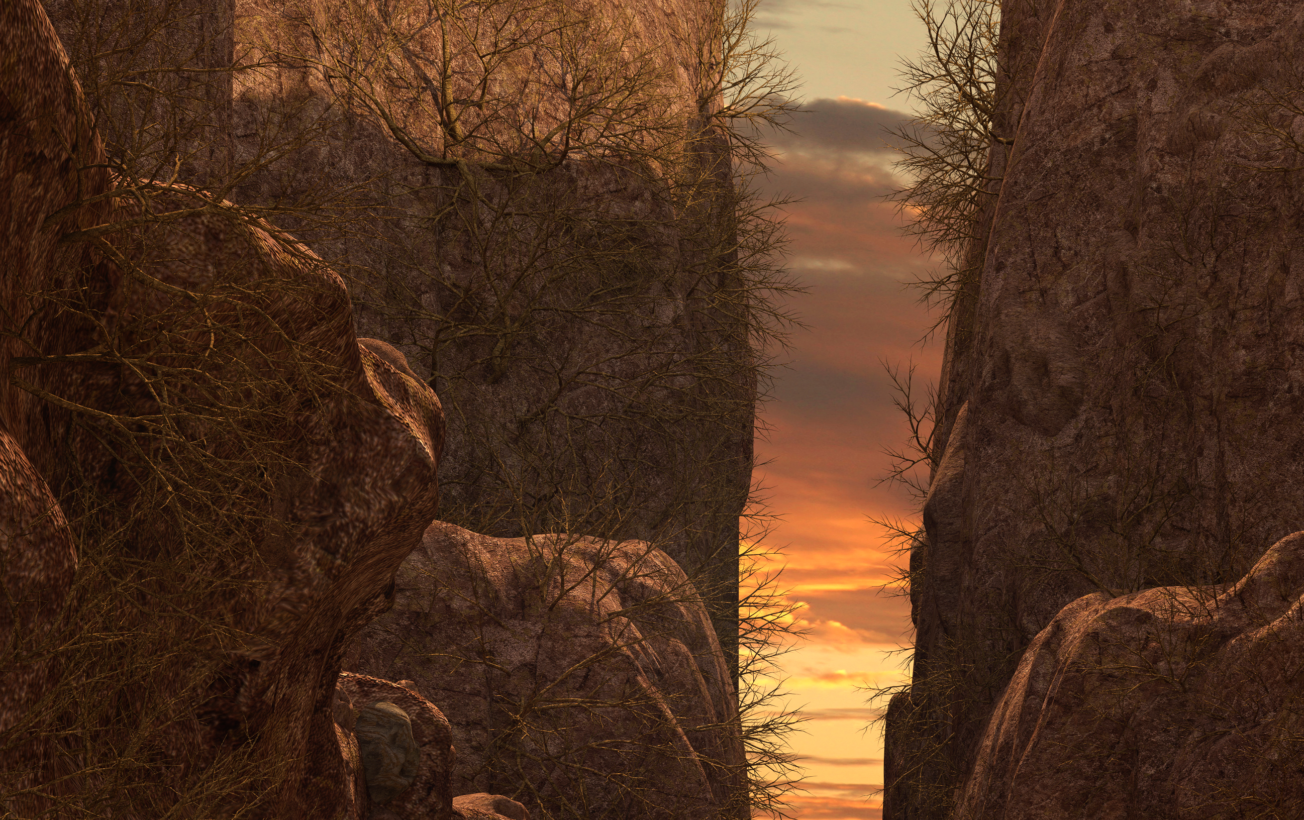 Lost Temple. 3d environment-8