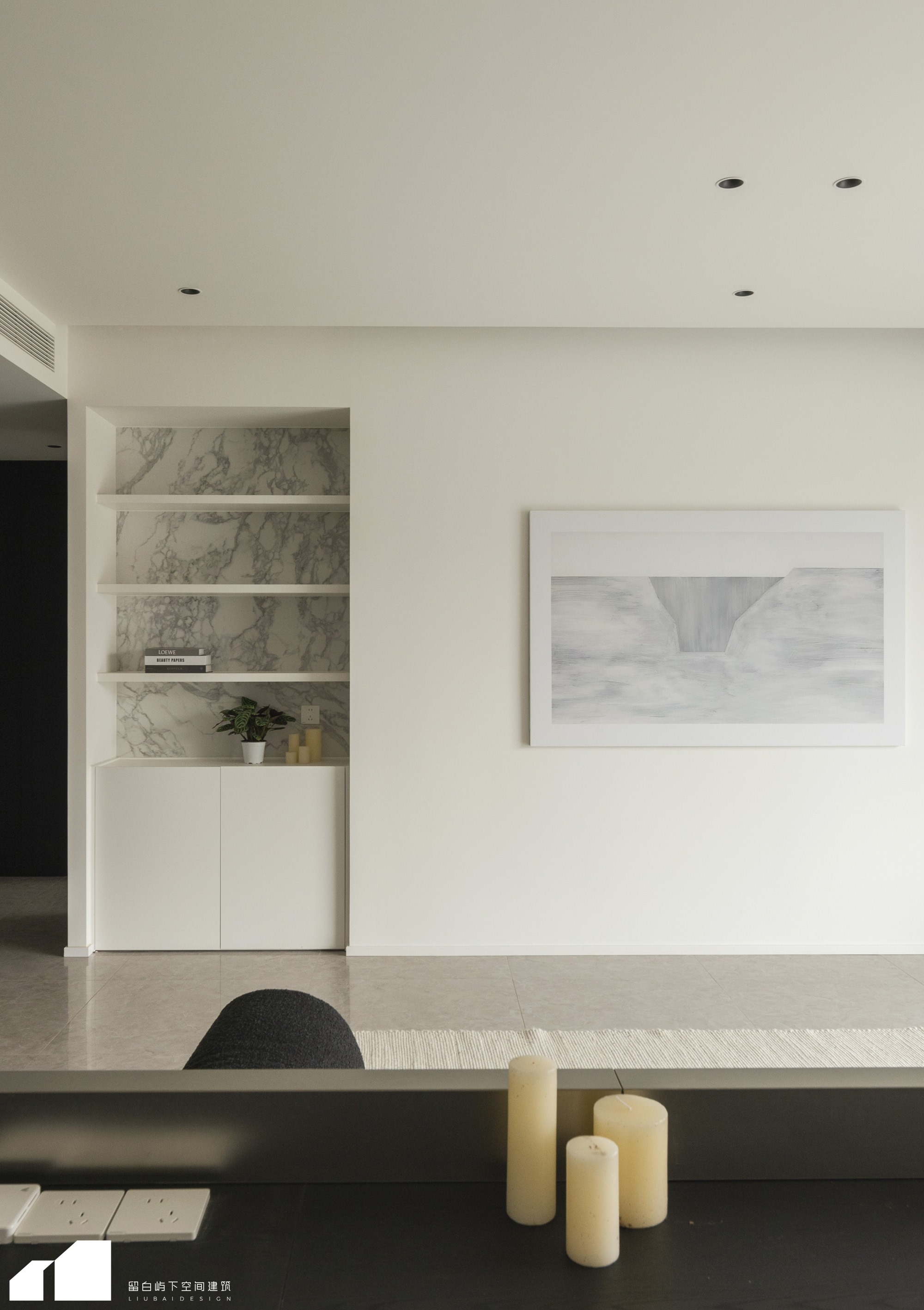 留白·私宅 ｜浔岚｜黑白灰的纯粹之美丨中国芜湖丨留白屿下空间建筑-11