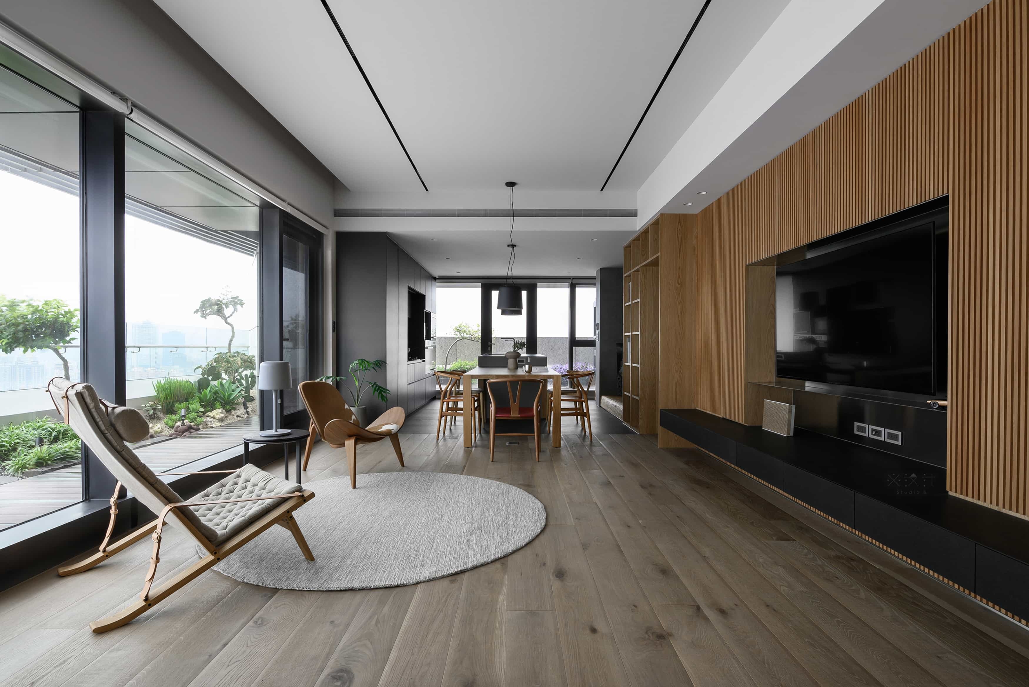 退休夫妻的观景大平层丨必设计 Studio B-20