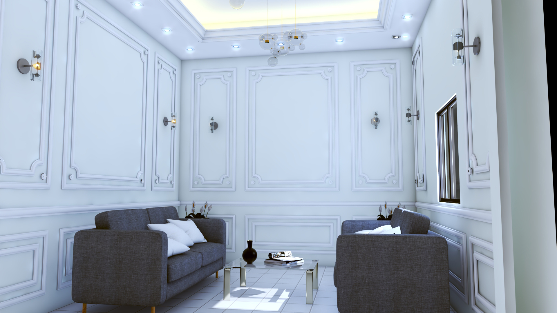 WARDROBE & LED WALL-54