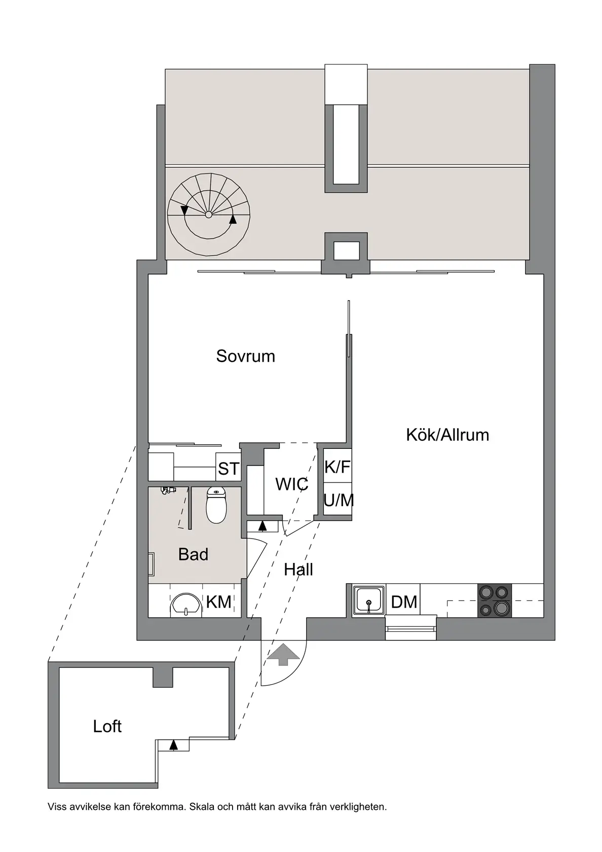 小户型大变身 | 34m2 屋顶露台打造明亮舒适家居空间-23