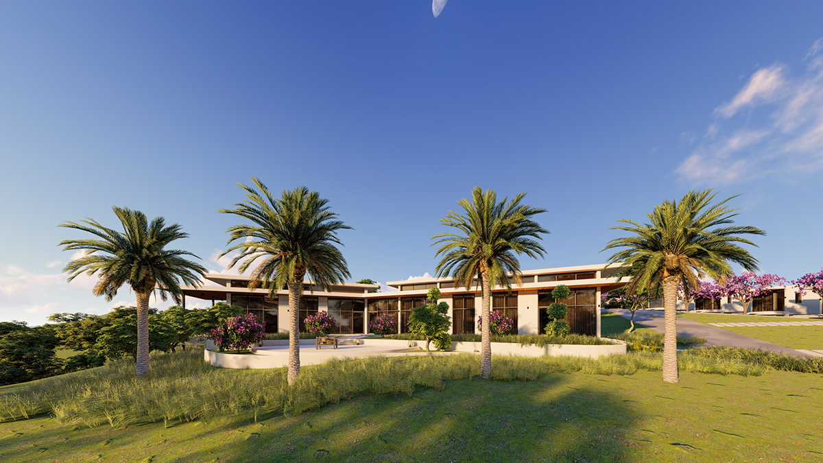 柬埔寨 SRE AMBEL 豪华别墅丨Ngoun Phanet\palm Studios-15