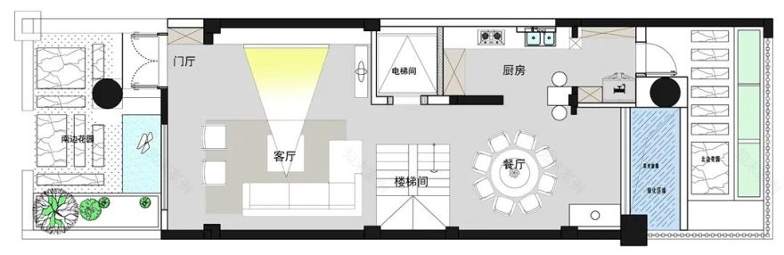 绿地生态城现代简约别墅丨青马别墅空间设计-44