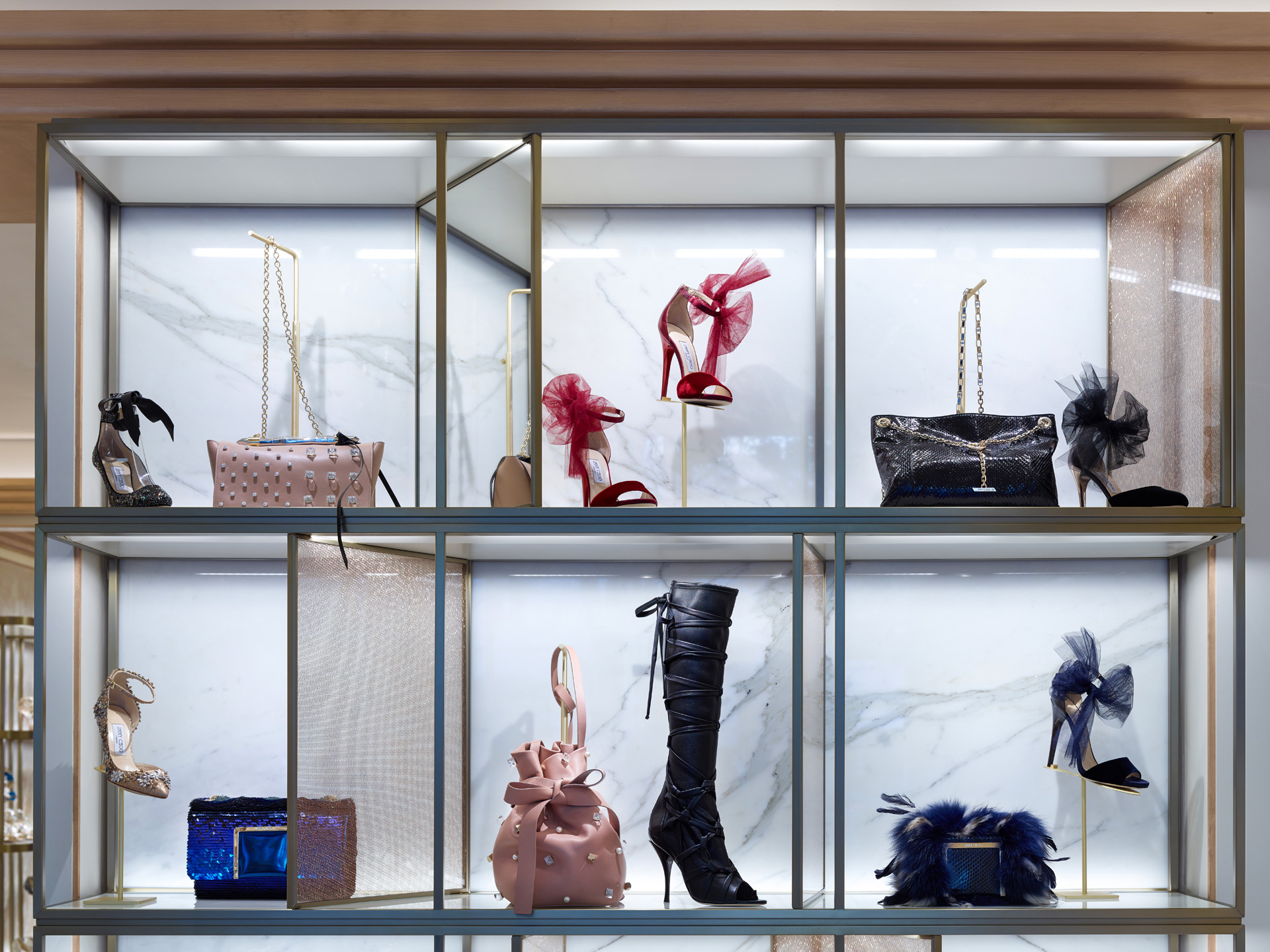 巴黎 Jimmy Choo 旗舰店 | Christian Lahoude Studio 的华丽之作-14