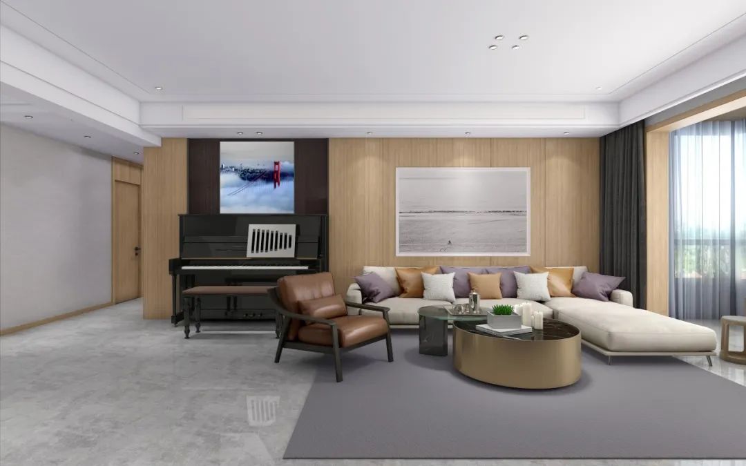 现代简约风格,打造 150㎡三室两厅的温馨家居-23