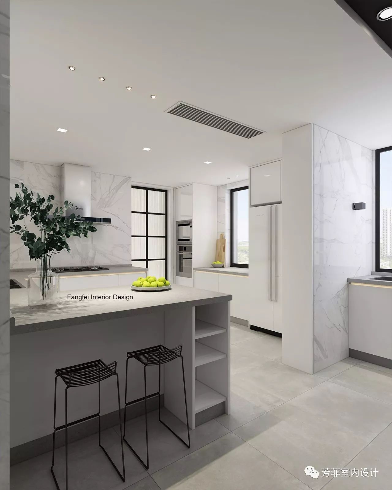 芳菲设计新作 | 绍兴黑白灰家居,诠释自由舒适生活-35