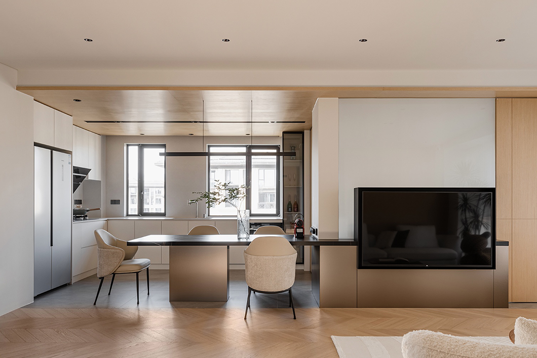 暖色原木风 · 义乌蒲荷花苑住宅设计-12