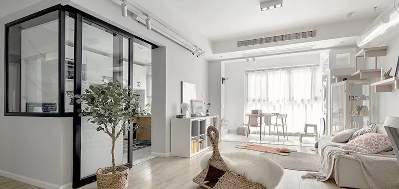 把喜欢的都打包，洒进爱意满满的超大小屋，84㎡空间增容记-157