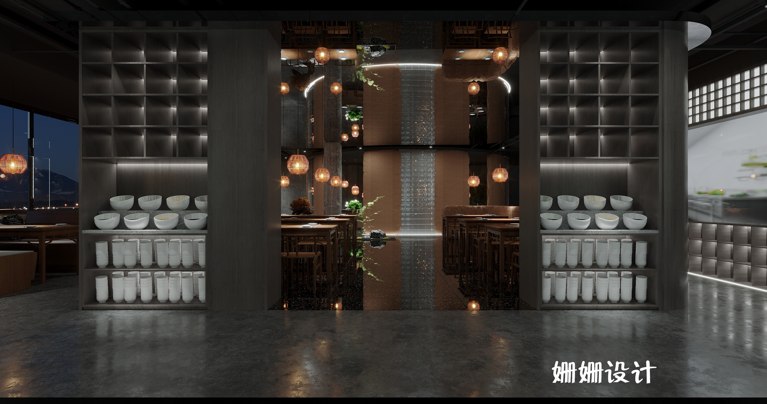 羊先生高端餐厅--餐饮空间-10