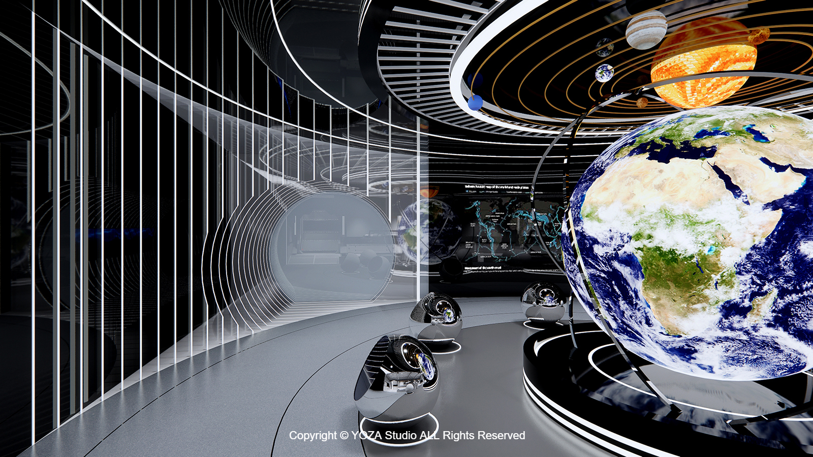 国网思极位置（吉奥）展厅–STATE GRID THINK EXTREME POSITION SHOWROOM-10