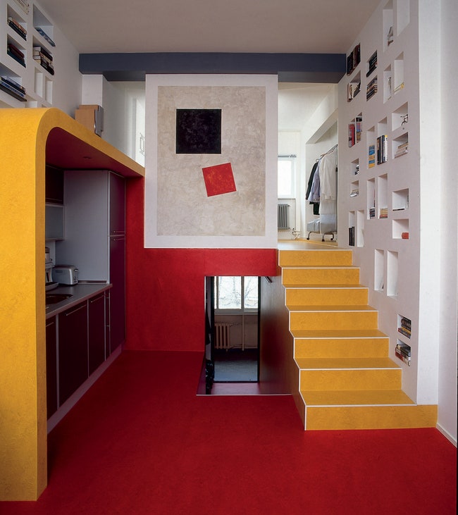 Гоголевском бульваре的公社住宅丨以Моисея Гинзбурга为首的建筑师团队-39