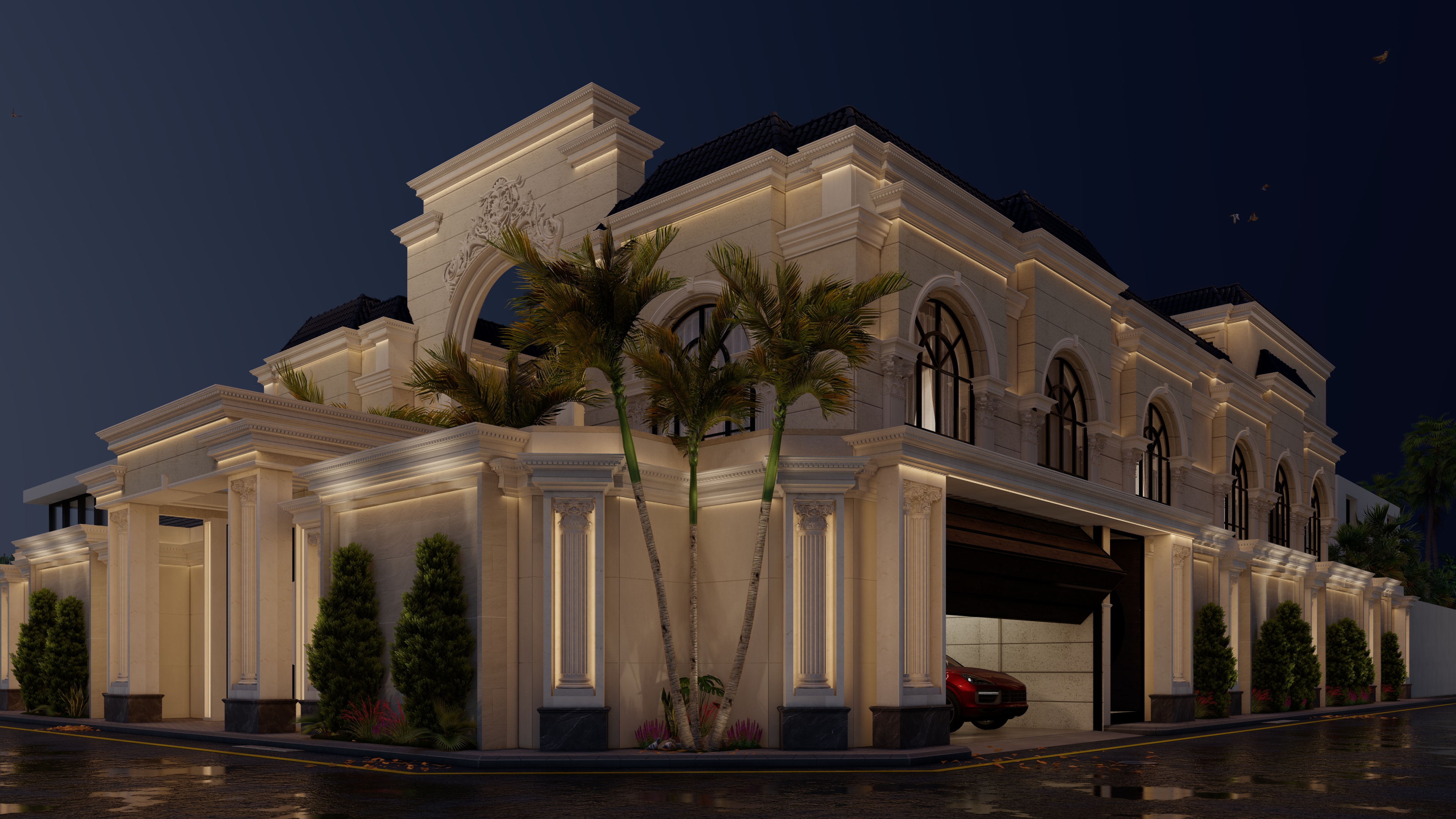 沙特利雅得经典别墅丨沙特阿拉伯利雅得丨Arch. Ahmad alfarra-9