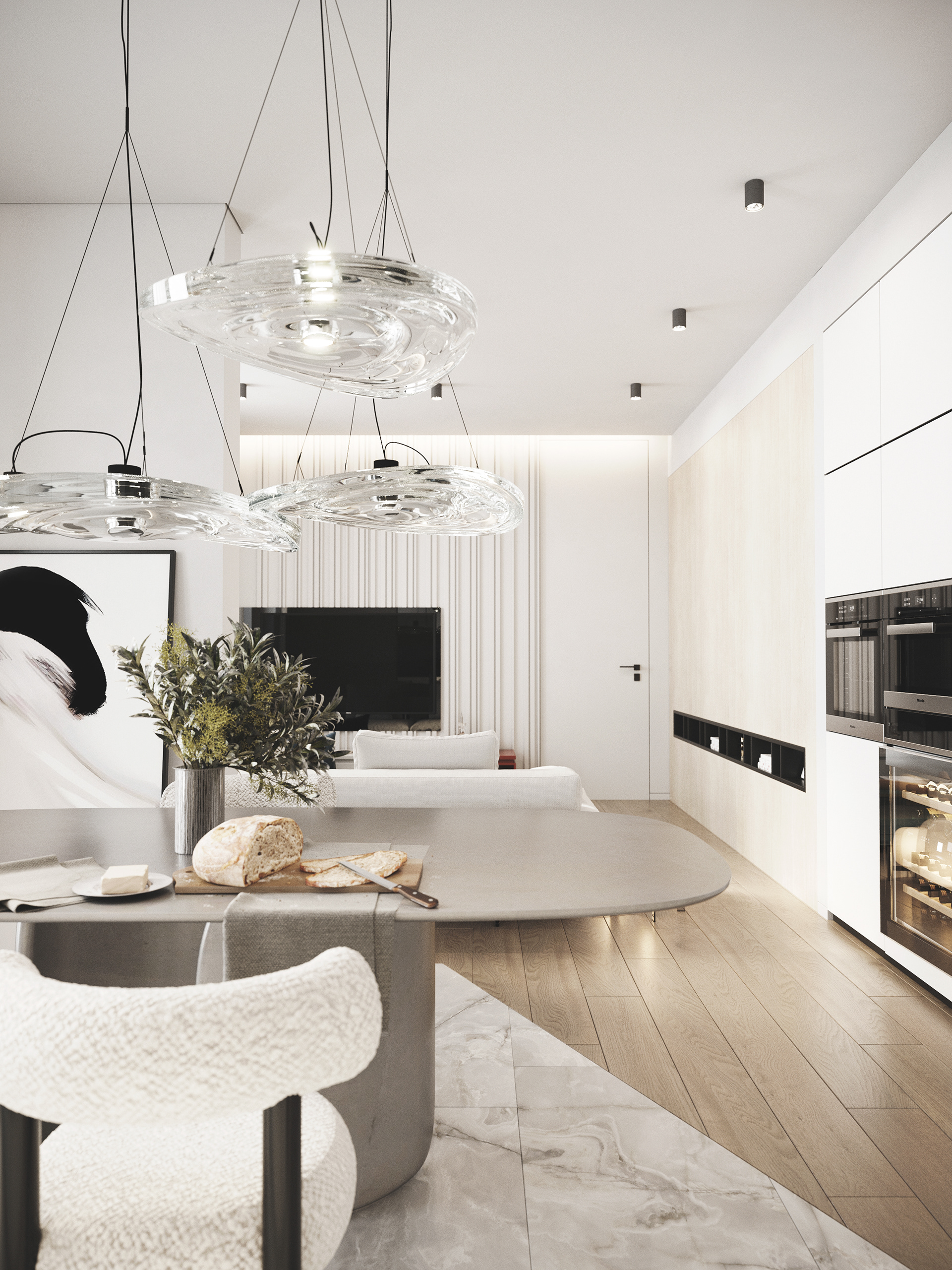 当代公寓设计项目丨俄罗斯莫斯科丨Ustimenko Elena-25