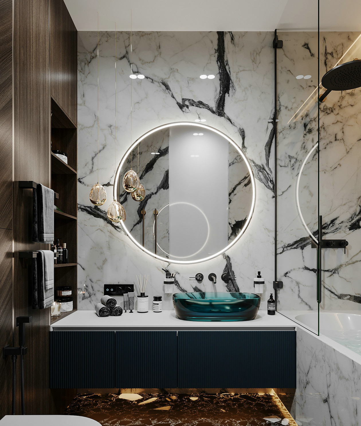 123㎡大平米住宅设计-12