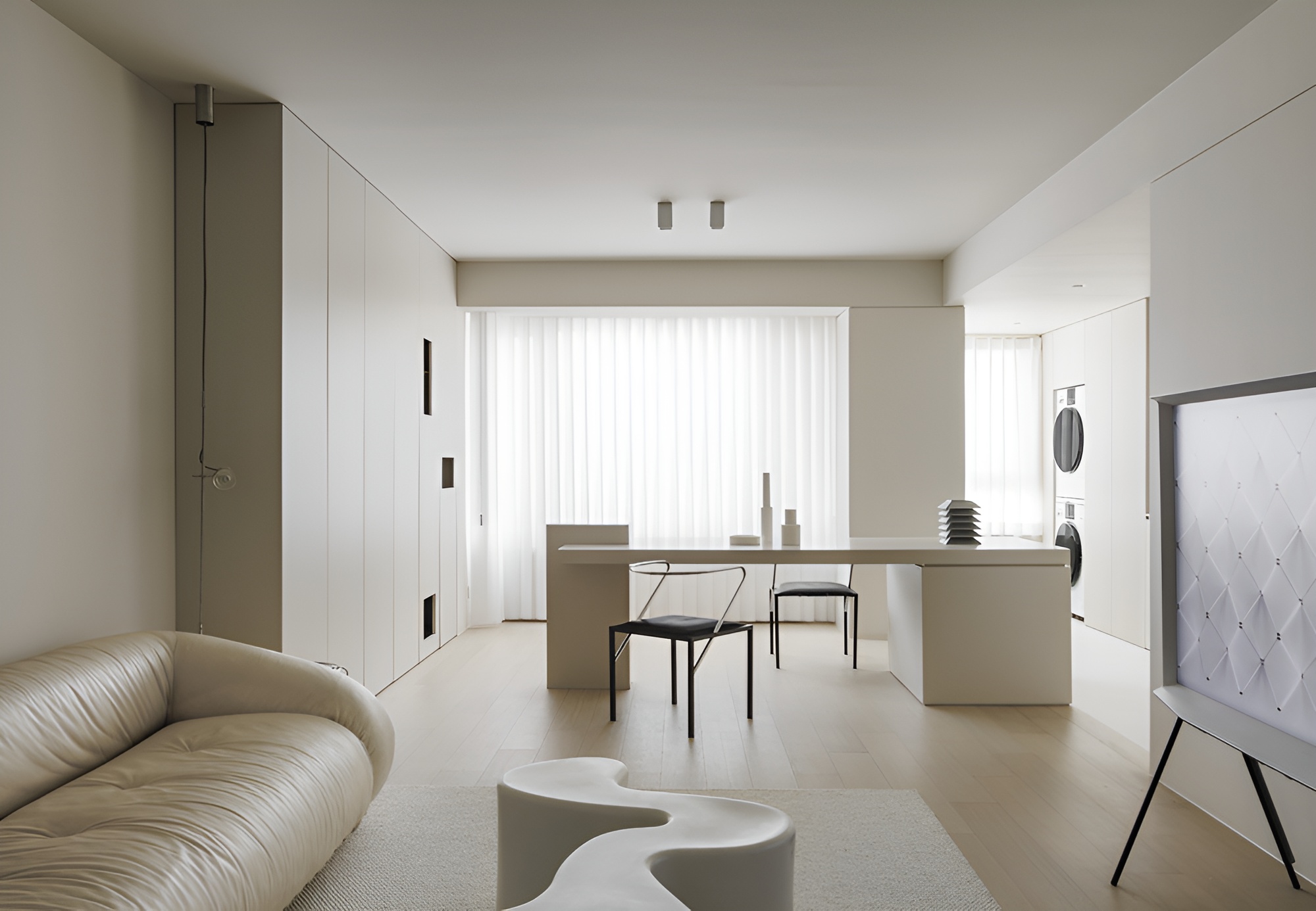 北京 96㎡极简中古风的家丨ChinaBeijing丨NOTHING DESIGN-12