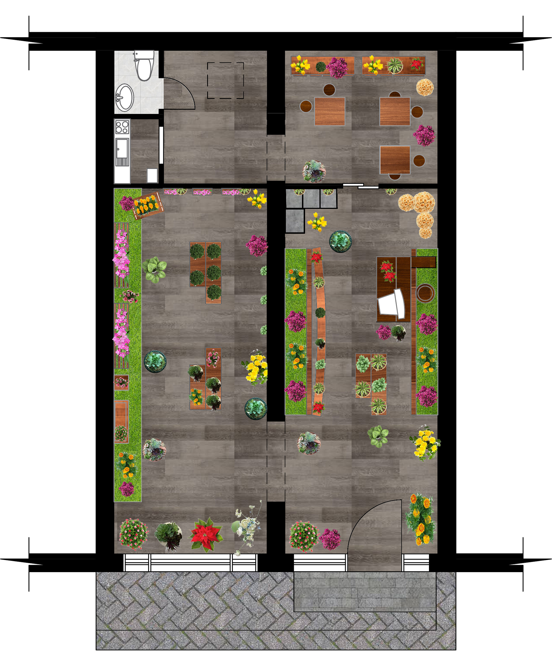 Flower shop design-4