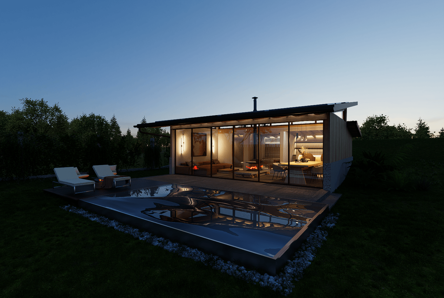 40 m² Relax House | Minimal Wooden Retreat-6