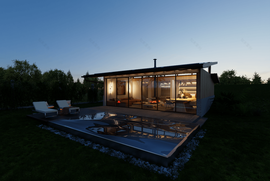 40 m² Relax House | Minimal Wooden Retreat-6