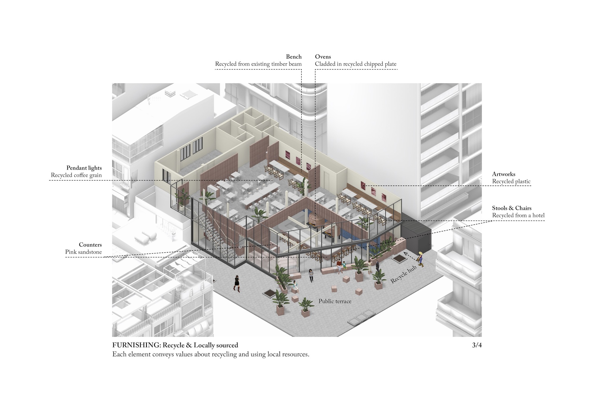 Pizza 4p’s 餐厅丨柬埔寨丨Bloom Architecture-13