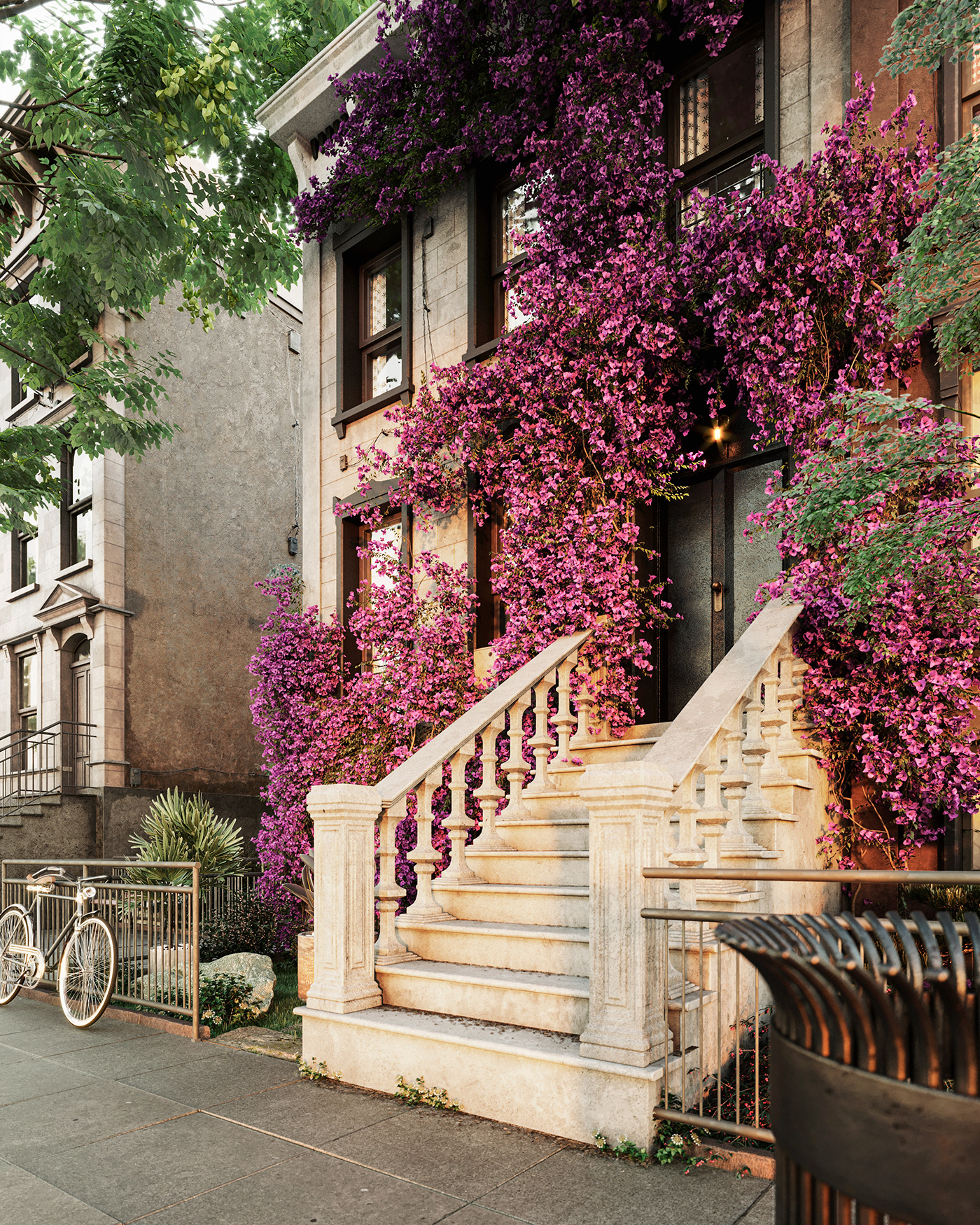 春意纽约 · Anastasiya Gushchina 的公寓设计丨美国纽约丨Arq. Oscar Pastor-6