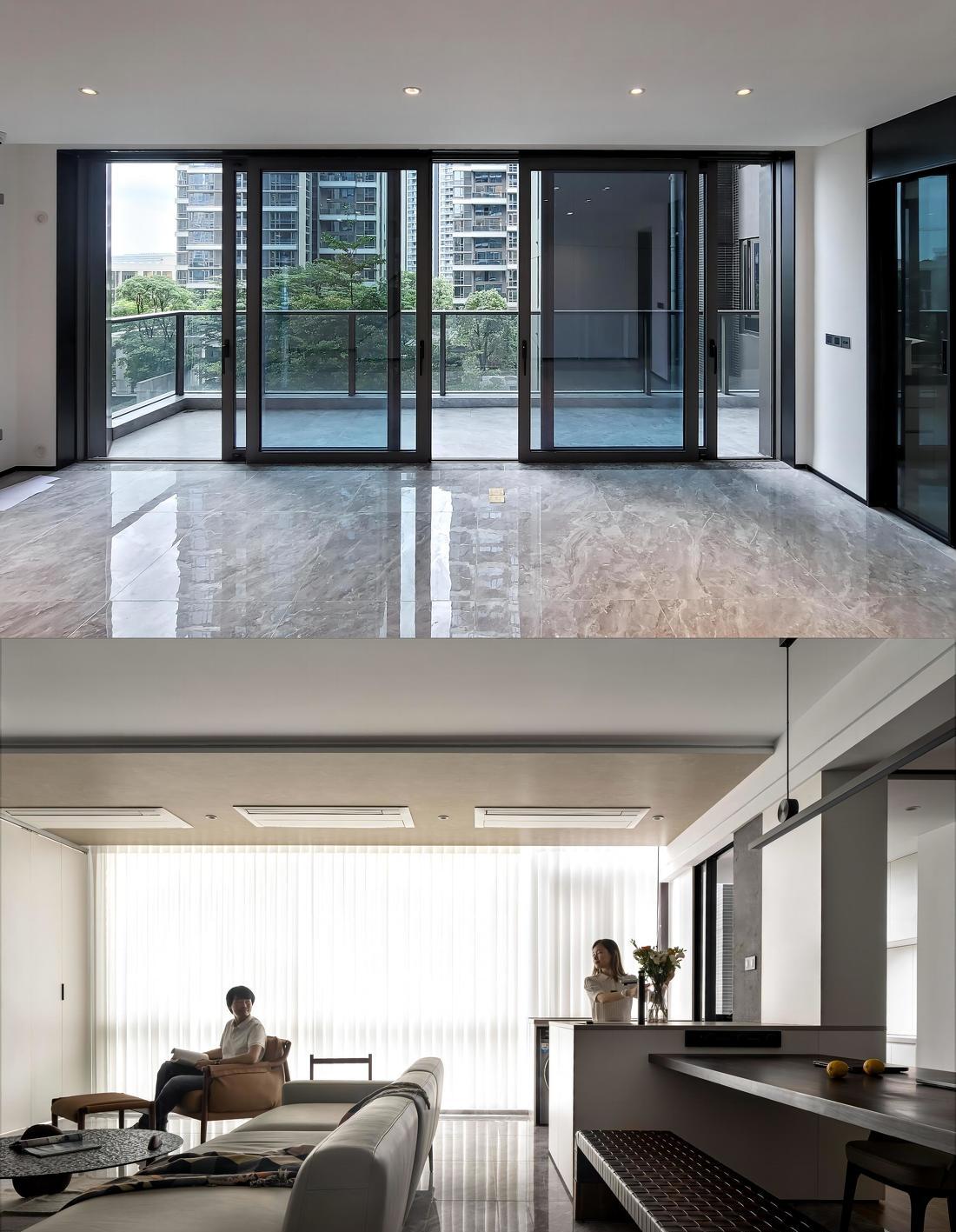 悬空楼梯下的蓝调空间丨中国广州-34