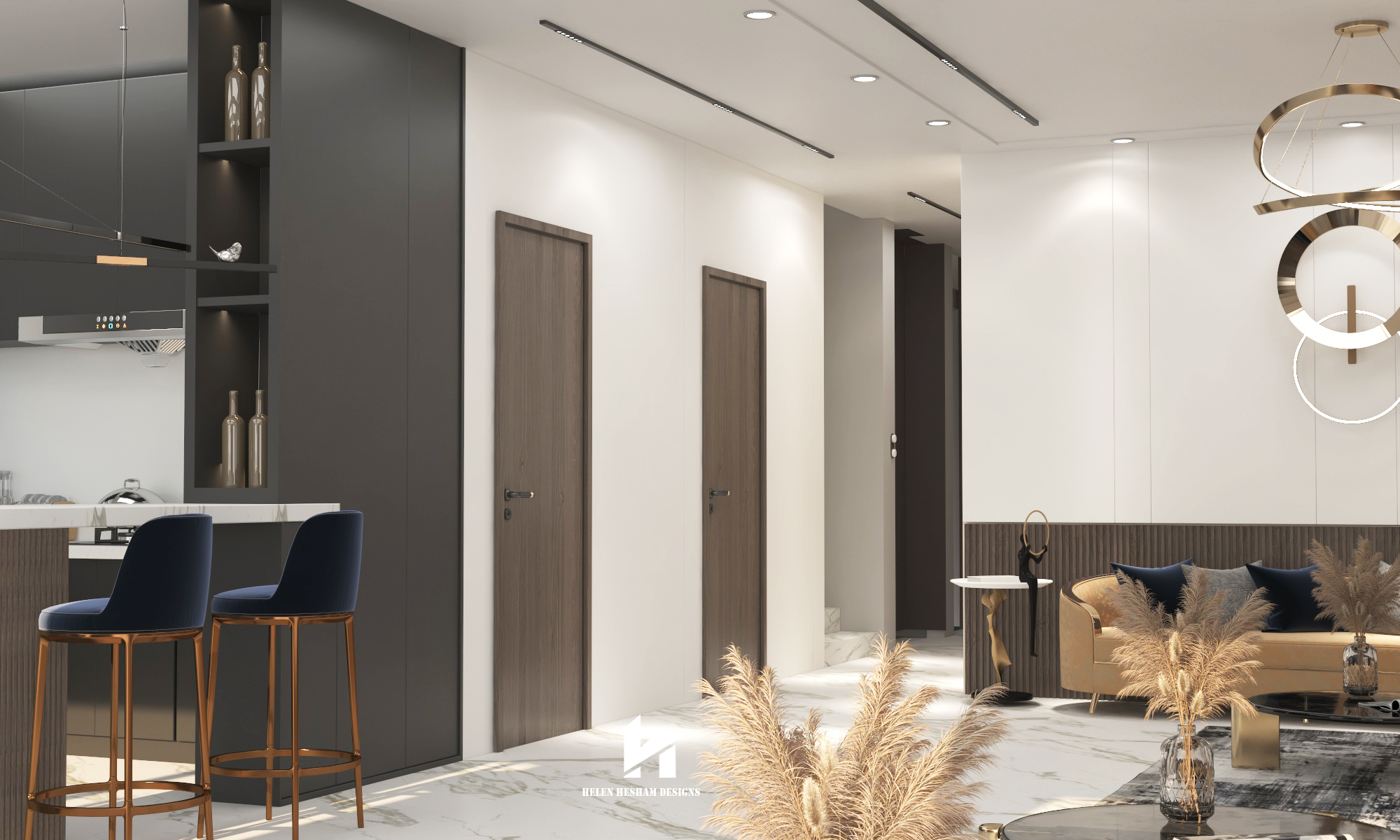 Majlis 一层室内设计丨沙特阿拉伯-10