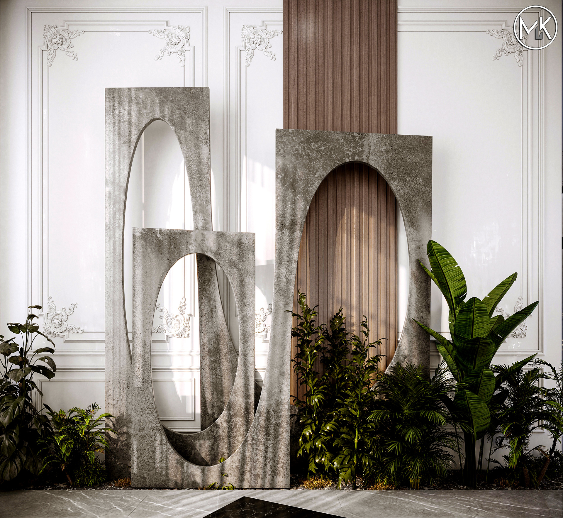 新古典别墅设计丨卡塔尔多哈丨Muhamed Khaled-9