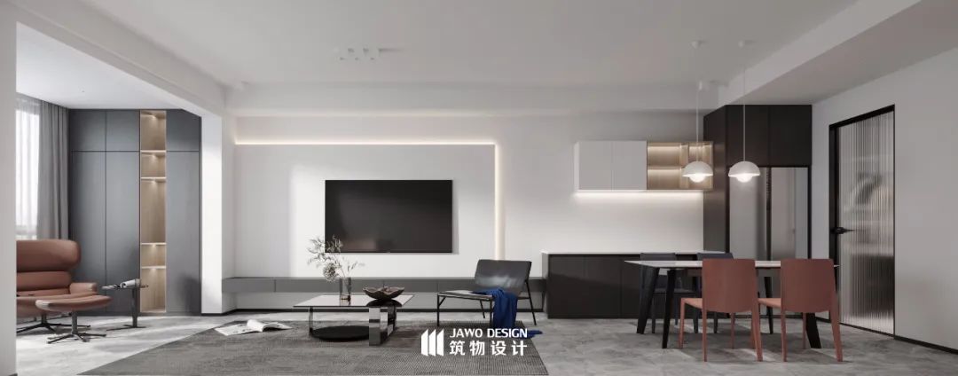 无色彩主义 90㎡独居空间设计丨中国海口丨筑物设计-15