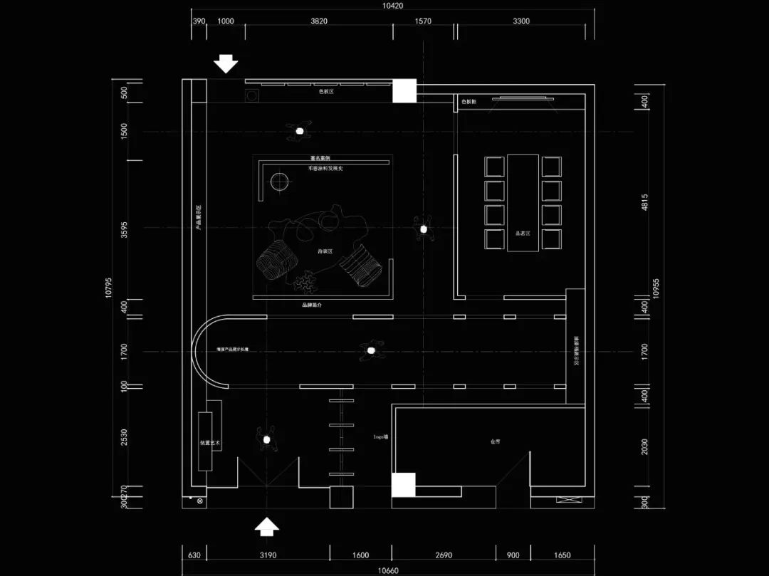 湖南平江美国邓恩涂料展厅丨中国岳阳丨周笙笙全案设计工作室-1