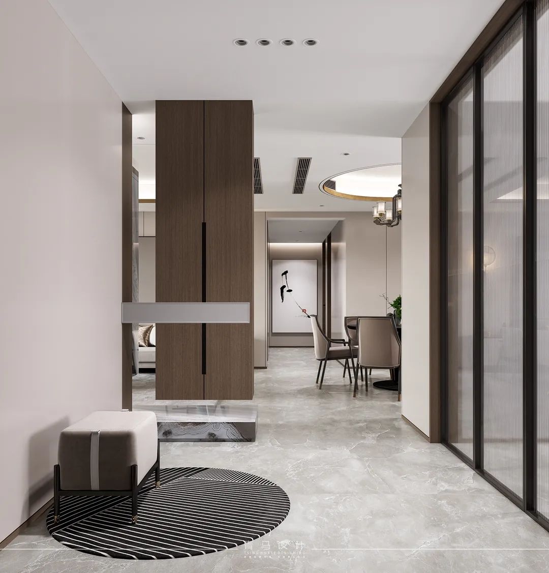 玉泉苑新中式别墅设计丨中国咸阳丨青马别墅空间设计-40