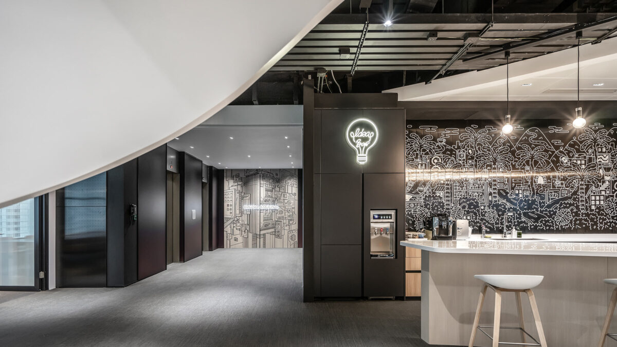 恒生数码楼层，香港 -4