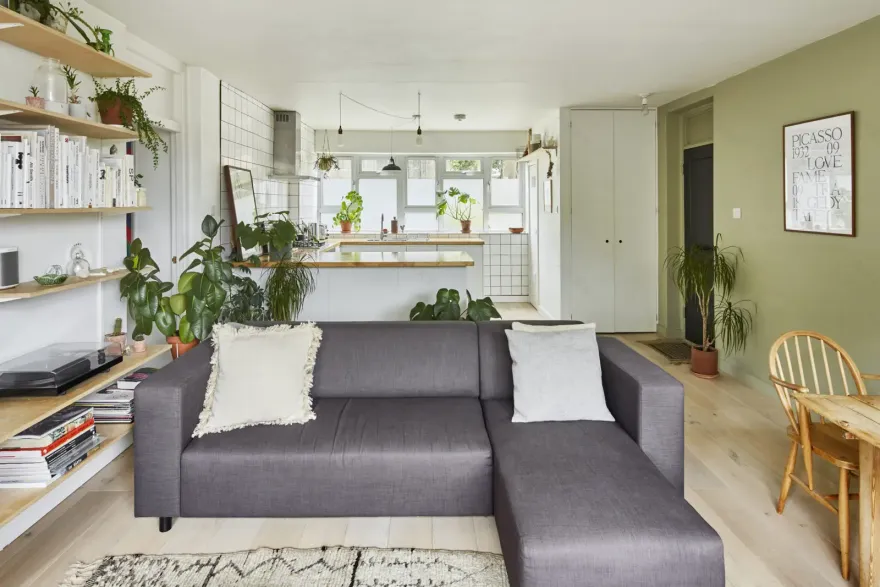 伦敦南部自然风公寓 | 开放式厨房,私人绿意花园-10