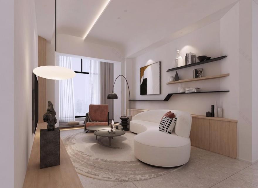 金阳红街日式原木风家居设计,温馨舒适,细节丰富-2