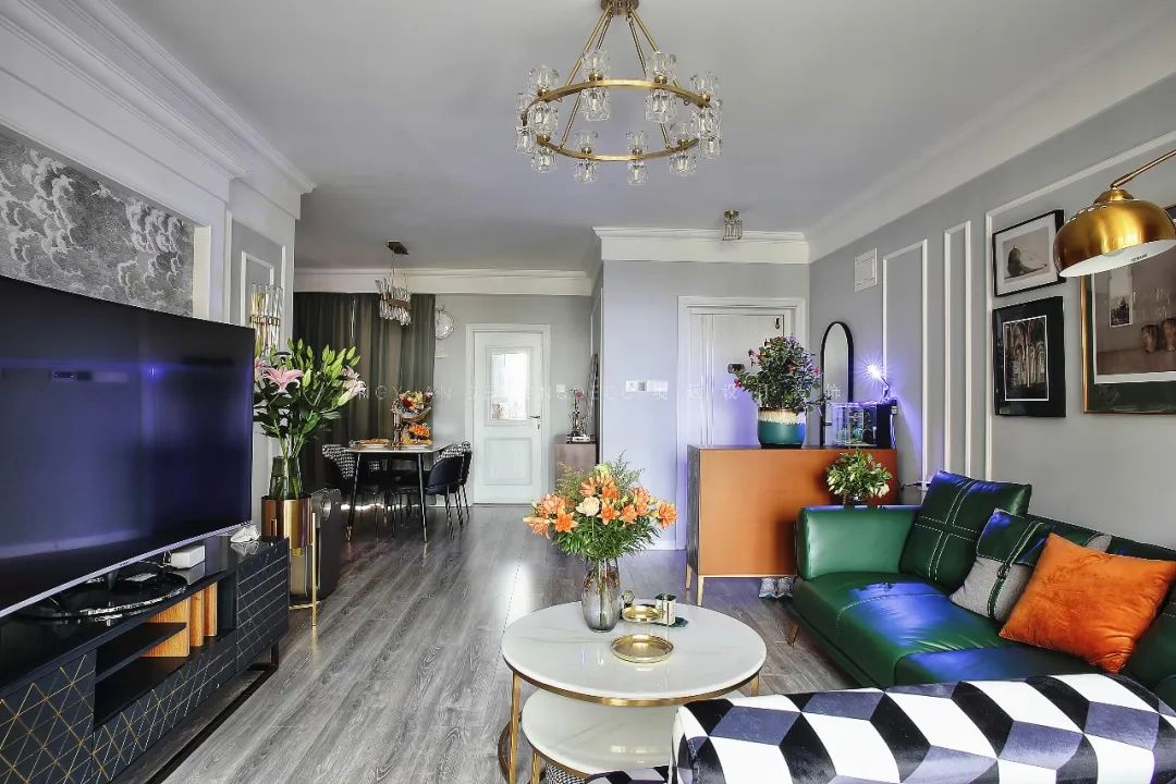 境远装饰 | 现代轻奢 90㎡二居室,演绎活力四溢的空间美学-33