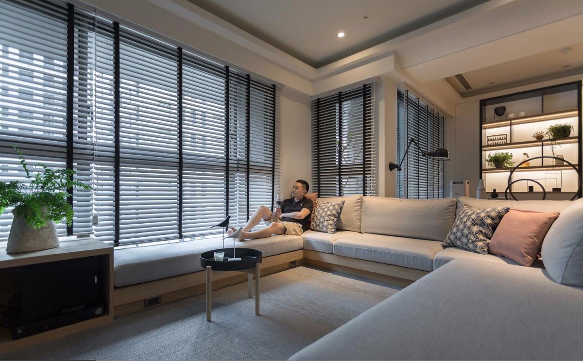 115㎡现代风格住宅  合观室内设计-7