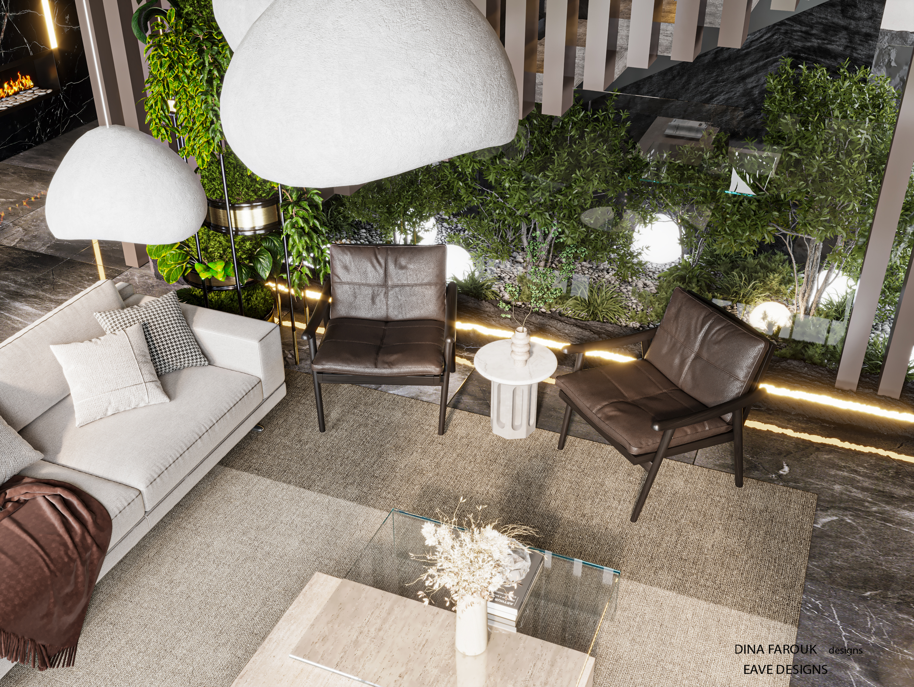 sala with dinning and open kitchen-6