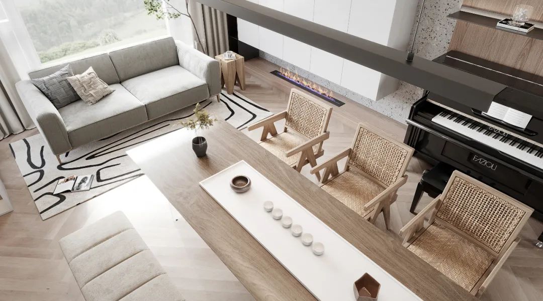 自然原木极简设计,打造温馨舒适之家丨中国长沙丨周笙笙建筑装饰设计-20