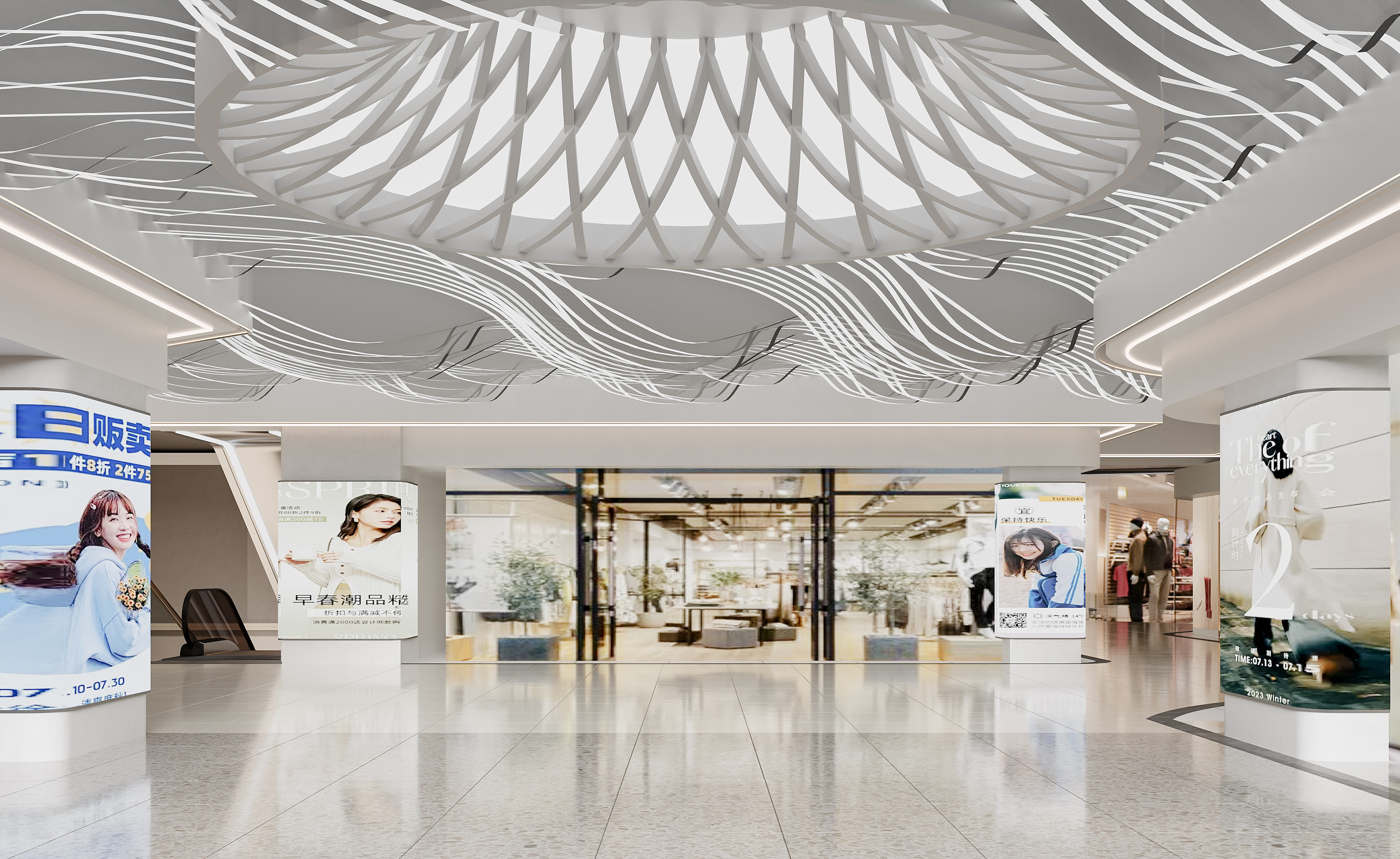 抢先预览城市新地标，超现代空间设计+沉浸式购物体验-1
