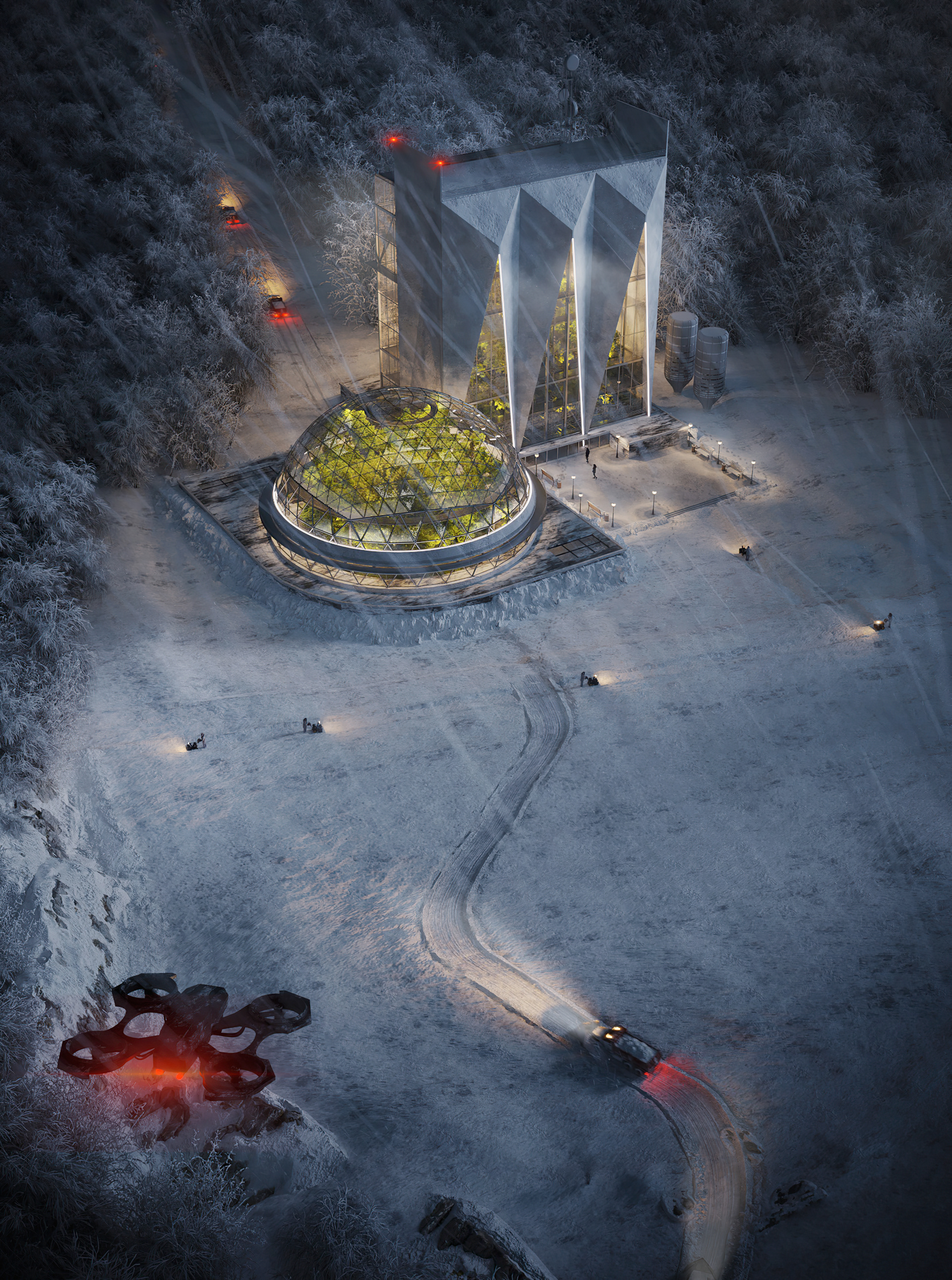 世界植物温室植物园丨俄罗斯丨CHANYSHEV ARCHITECT-5