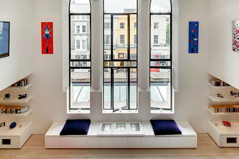 伦敦的诺丁山Westbourne Grove的教堂改造的住宅-13