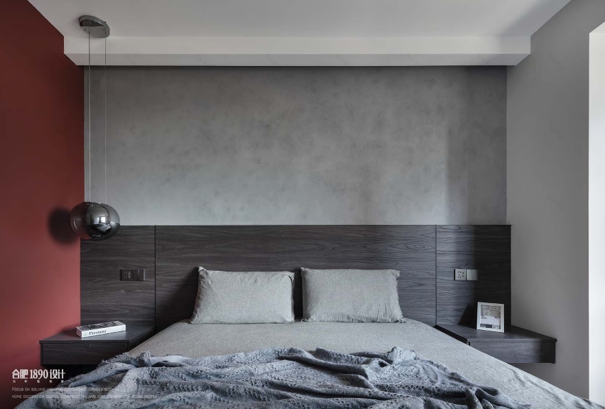 合肥1890设计|高铁都市花园:98m2时尚酷感的年轻宅-111