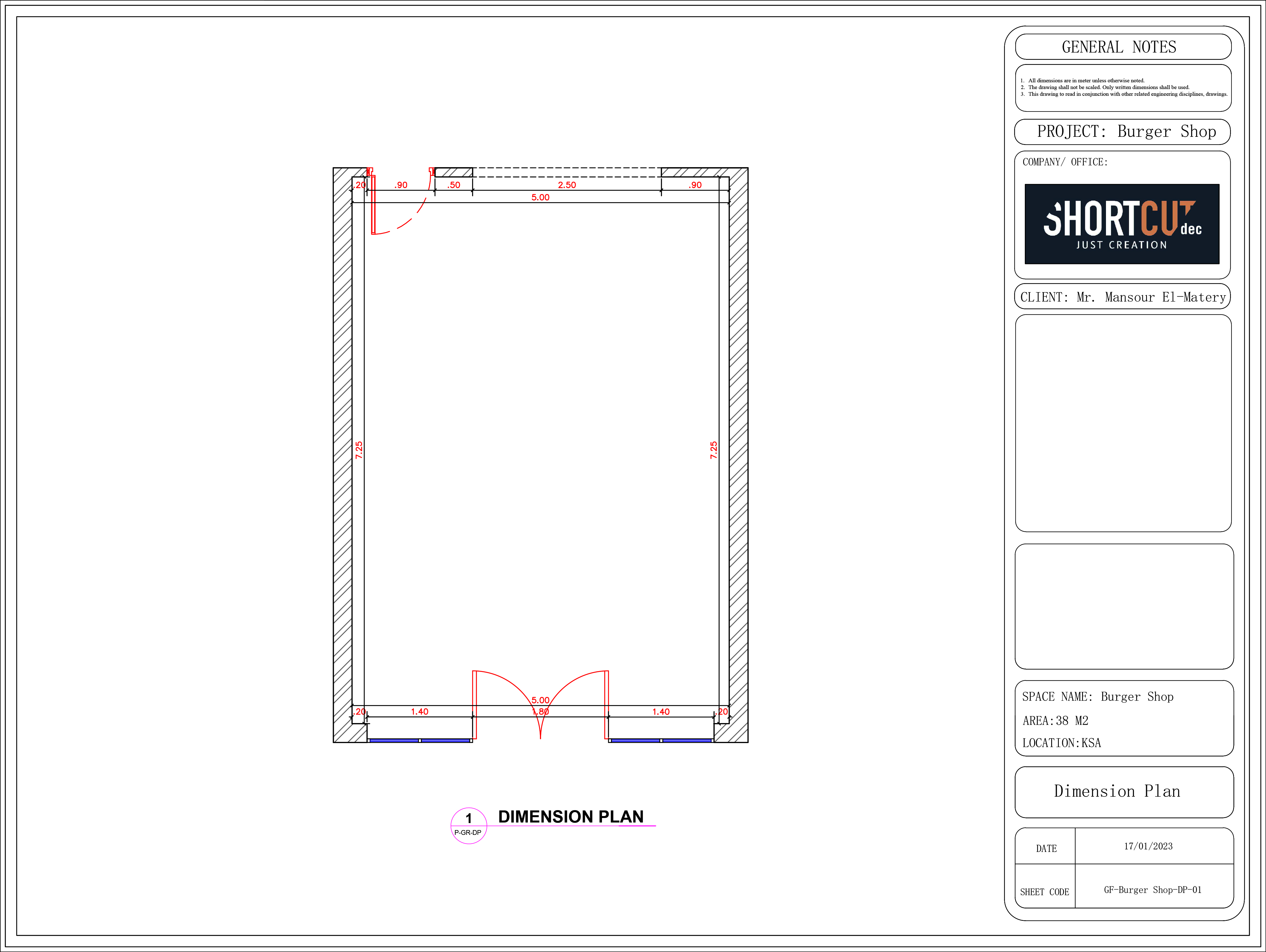 Burger Shop Design | Shop Drawings-0