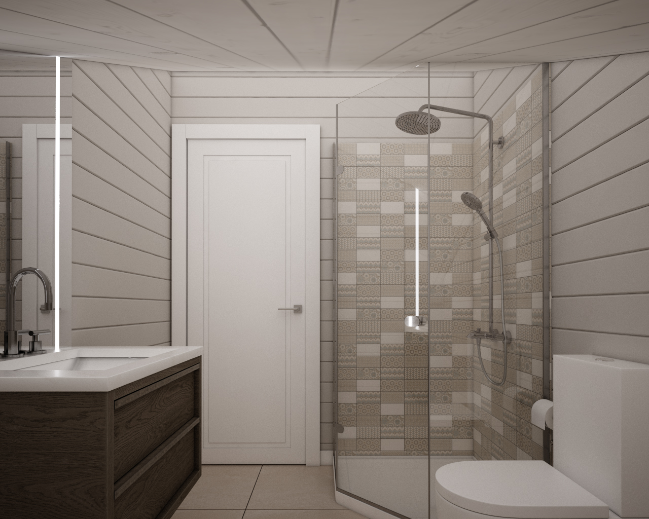 Яркий дом на Плещеевом озере в д. Купанское, 200 кв.м.-30