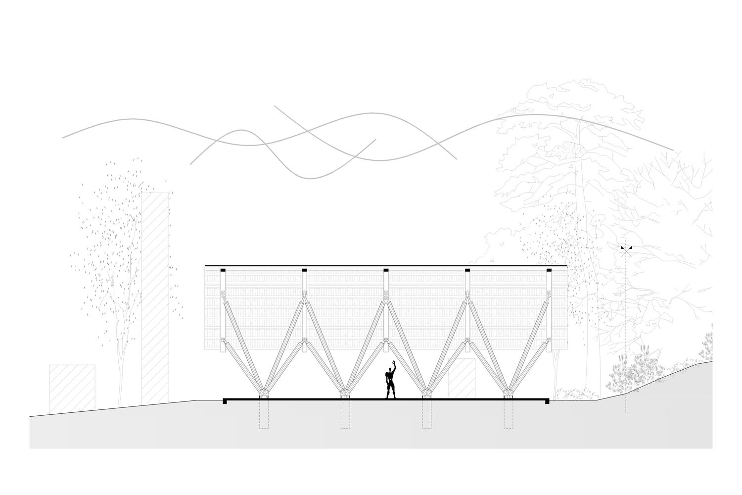 TAKUAPÍ 木结构学校露台设计丨MyanmarMon丨Kuhn,MASS arquitectura,Pintaluba-19